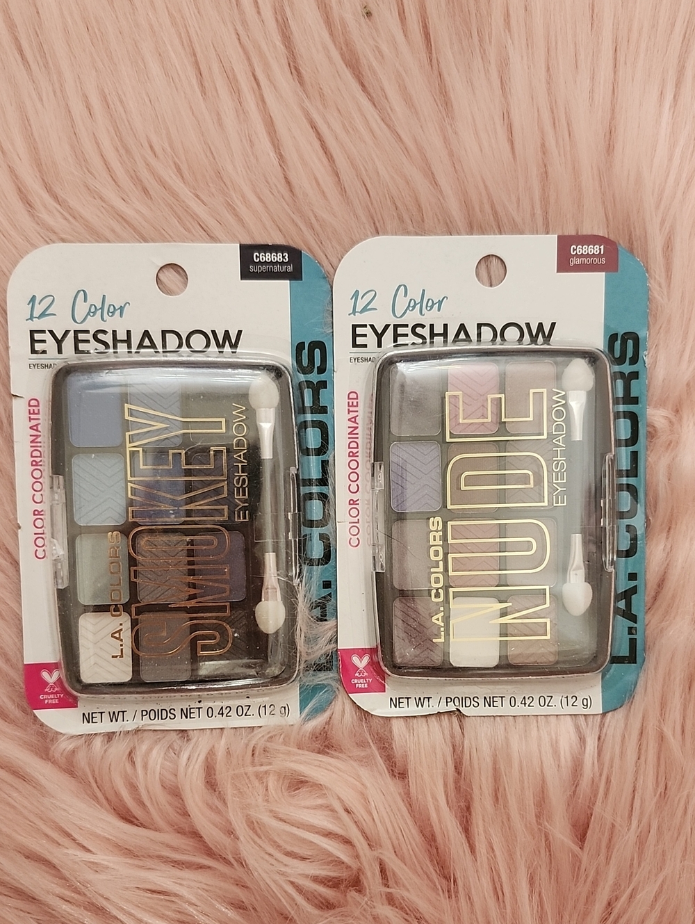 Brand New 2CT BUNDLE L.A. COLORS COLOR COORDINATED Eyeshadow Palette